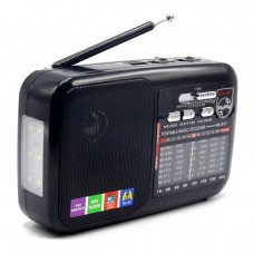 Радиоприемнк Golon RX-917, 1800 Вт, FM, USB, SD-карта, 2 батарейки АА Фонарик