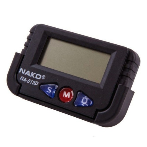 Электронные автомобильные часы с подсветкой NAKO NA-613D