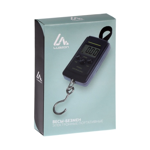 Безмен электронный Luazon LV-403, до 40 кг, т/синий 1146998 фото 4