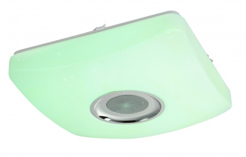 Светильник светодиодный  с Bluetooth Динамиком iLedex Cube 36W RGB  Square Entire, 36 Вт, цвет арматуры: белый фото 5