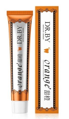 Освежающая и отбеливающая зубная паста, сладкий апельсин, 100 г