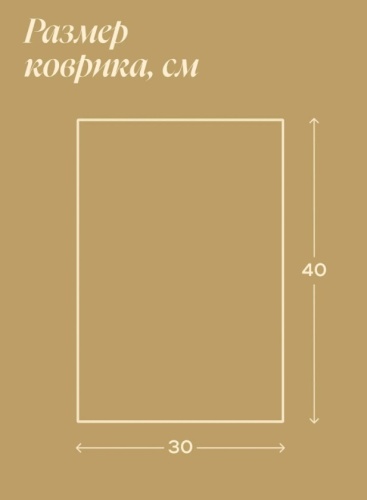 Carte Blanche Нано коврик для сушки посуды диатомитовый влаговпитывающий Жостово 30х40 см фото 3