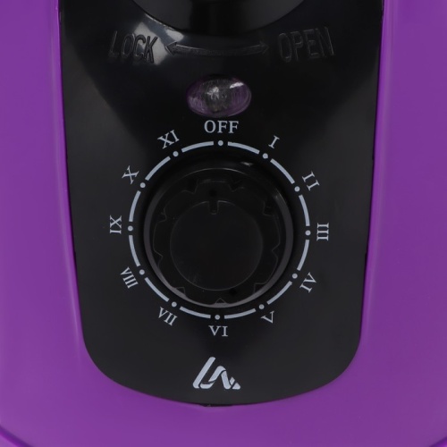 Отпариватель  LO-07, напольный, 1800 Вт, 1.4 л, 46 г/мин., 12 режимов, фиолетовый 7980848 фото 3