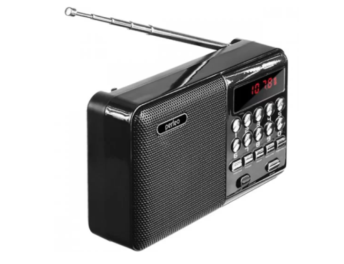 Радиоприемник PERFEO (PF-A4870) PALM - черный | Радиотранзистер перфео  | Портативный радиоприёмник перфео фото 3