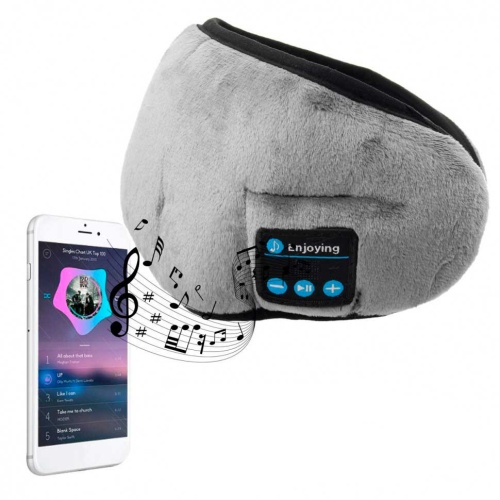 Маска для сна с Bluetooth наушниками WIRELESS MUSIC  GOGGLES HORO HR-01