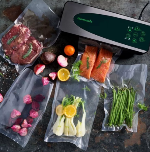 Пакеты для вакууматора рифленые рулон/20х500 см для хранения и заморозки продуктов фото 5