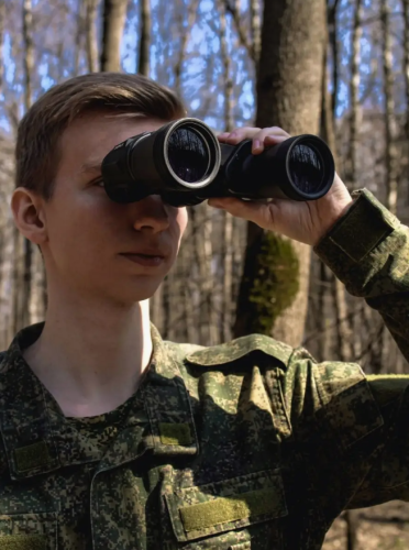 Бинокль профессиональный военный для охоты фото 11