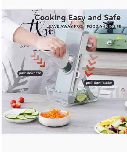 Овощерезка многофункциональная с контейнером фото 6