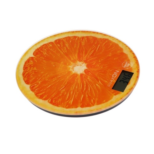 Весы кухонные  LVK-701, электрон, до 7 кг, рисунок "Апельсин" фото 3