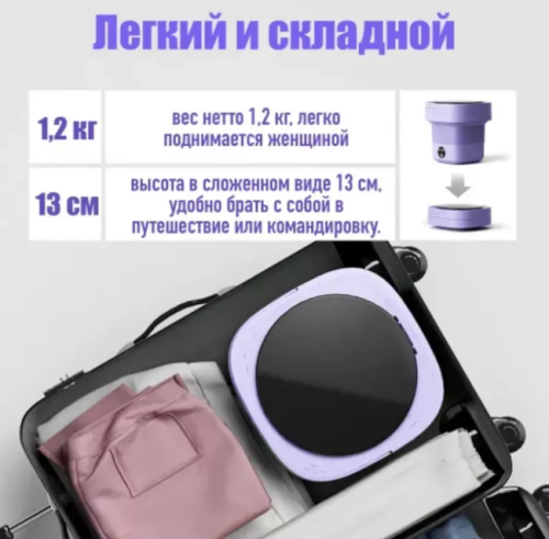 Стиральная Мини МашинкаОтжим фото 14