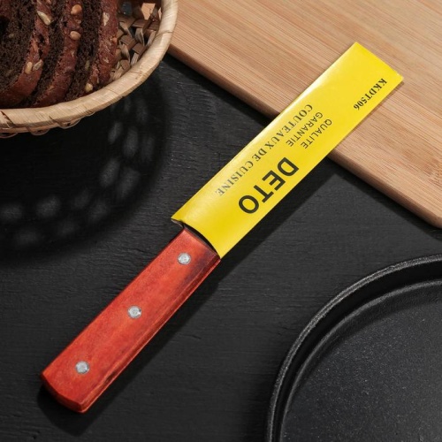 Нож кухонный «Мачете», лезвие 17,5 см Деревянная ручка фото 2