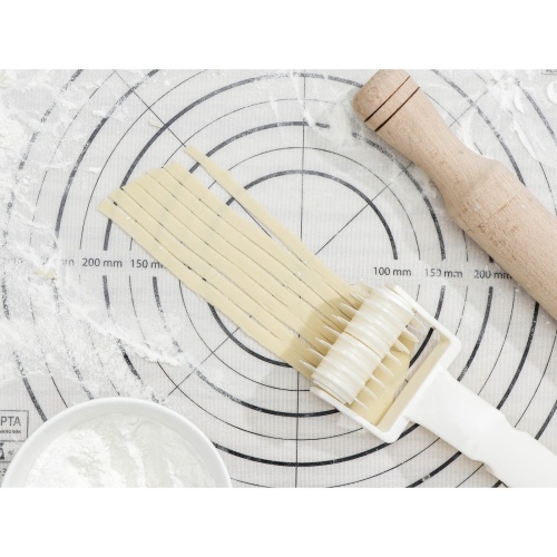 Валик для нарезки теста Доляна «Сетка», 17.5?9.5?4.5 см, белый фото 5