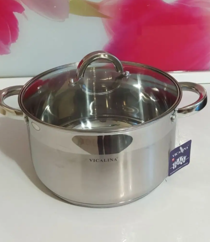 Набор кастрюль из нержавеющие стали с толстым дном 6 предметов фото 3