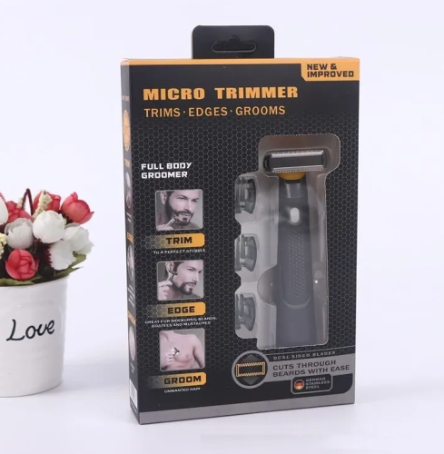 Baziator Триммер для бороды и усов Micro Full Body Groomer, кол-во насадок 3