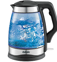 Электрический чайник BBK EK1728G, прозрачный, черный 1,8 литра