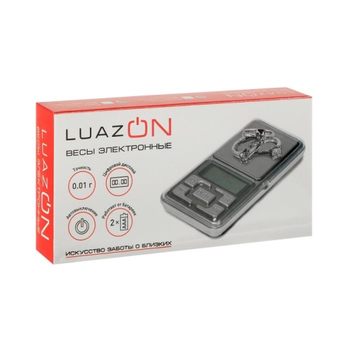 Весы LuazON Z323-230, портативные, электронные, до 200 гр фото 8