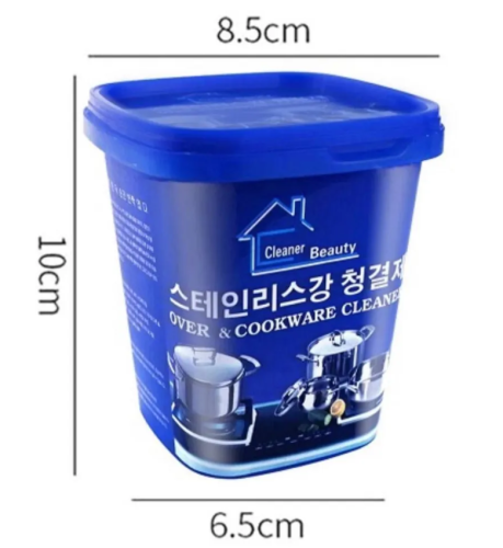 Очищающая гель-паста "Супер Блеск" Корея для отбеливания посуды фото 6