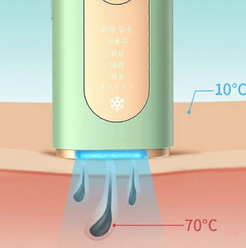 Фотоэпилятор для удаления волос зелёный Vsd-310-33  Удаление волос лазером фото 11