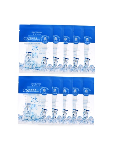 Маска тканевая увлажняющая для лица с кристаллами арктических льдов, набор 10 шт фото 3