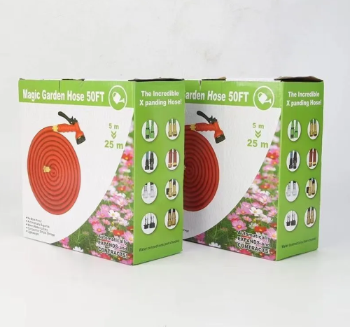 Шланг для полива растягивающийся 3/4, 37м, садовый красный + с распрыскивателем и железные втулки фото 10