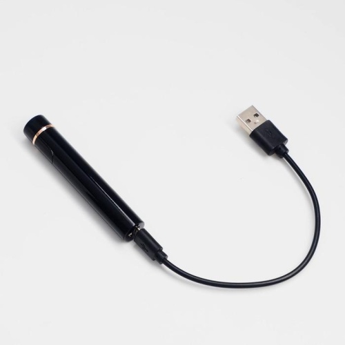Зажигалка электронная, спиральная, с индикатором заряда, USB фото 2