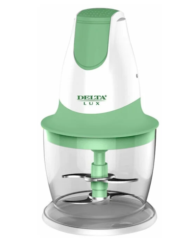 Измельчитель DELTA LUX DL-7417 белый с зеленым | Процессор кухонный | Электропроцессор дельта кухонный