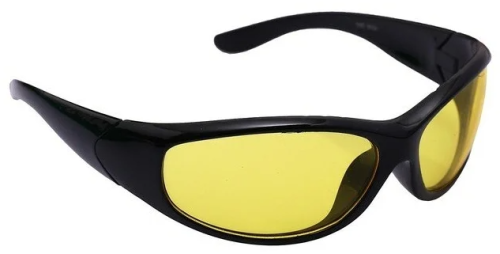 Очки солнцезащитные водительские, линза желтая, дужки черные 14х4х4 см 2638678 фото 3