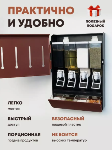 Органайзер на кухню настенный подвесной фото 4