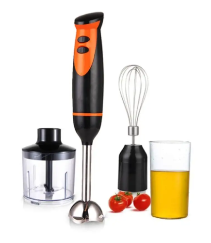 Погружной Блендер измельчители стационарный 4в1 рыжий фото 3