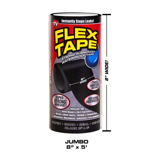 Лента Супер фикс | Клейкая лента Flex Tape ширина 18 см | Сверхсильная клейкая лента