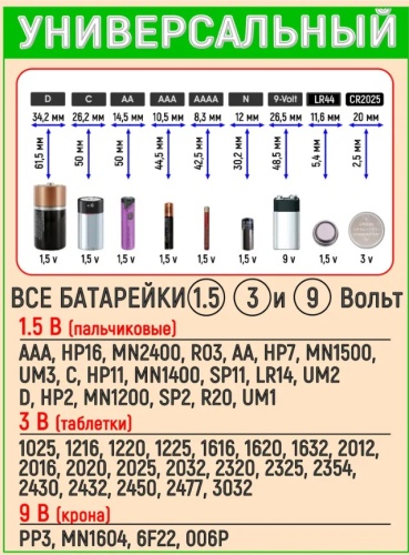 Тестер батареек и аккумуляторов цифровой с ЖК дисплеем фото 2