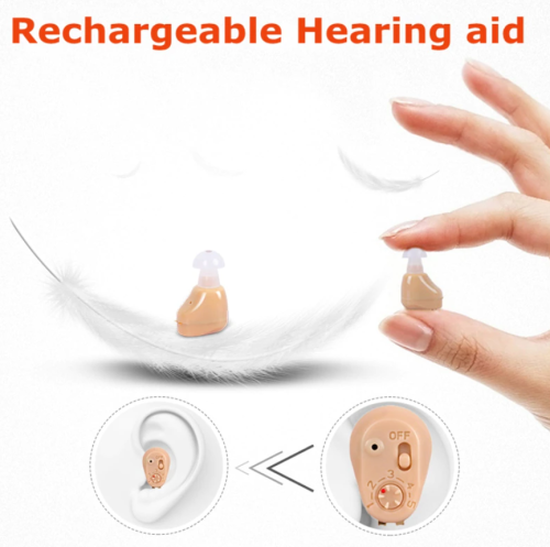 Слуховой аппарат мини | усилитель звука мини | Портативный слуховой аппарат аккамуляторный фото 4