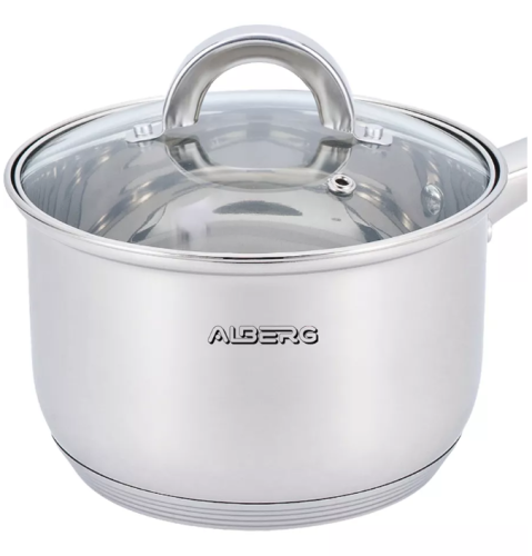 Ковш с крышкой ALBERG AL-1017, 2 л (16х10.5см) фото 2