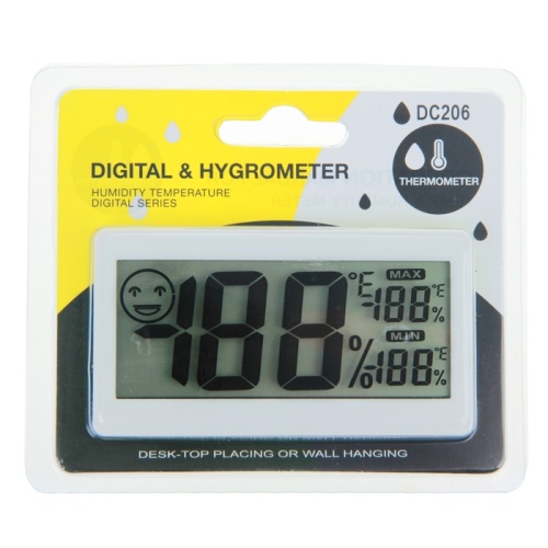 Термометр LTR-11, электронный, с гигрометром, белый фото 4