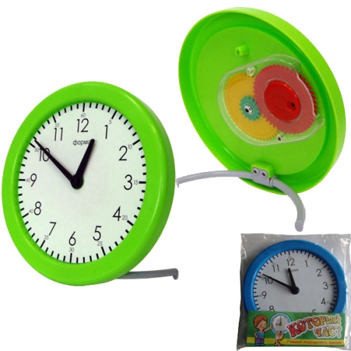 Часы с механизмом С-102-Ф Детские учимся времени