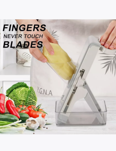 Овощерезка многофункциональная с контейнером фото 13