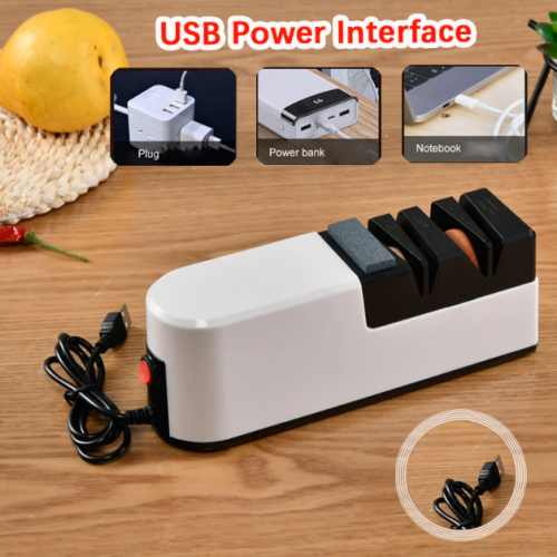 Электрическая точилка для ножей с USB фото 2
