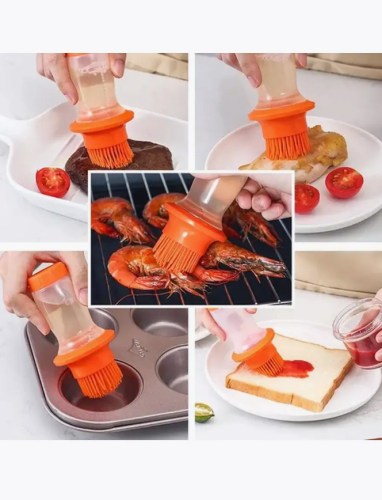 Масленка с силиконовой кистью для кулинарии Рыжая Лиса фото 4