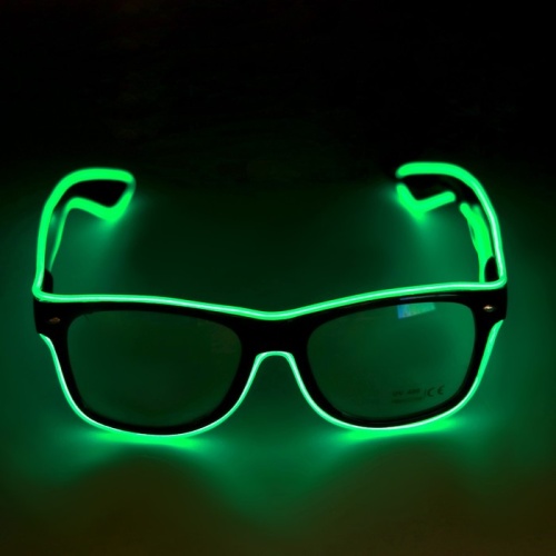 Очки с подсветкой, цвет зеленый фото 3