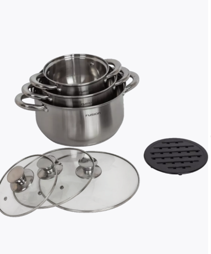 Набор посуды для приготовления 7 предметов / Индукция фото 7