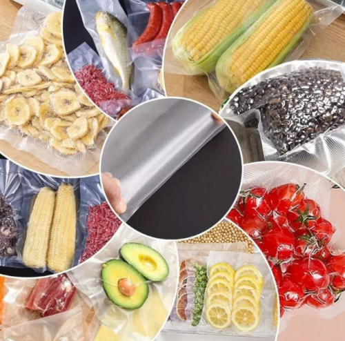 Пакеты для вакууматора рифленые рулон/20х500 см для хранения и заморозки продуктов фото 7