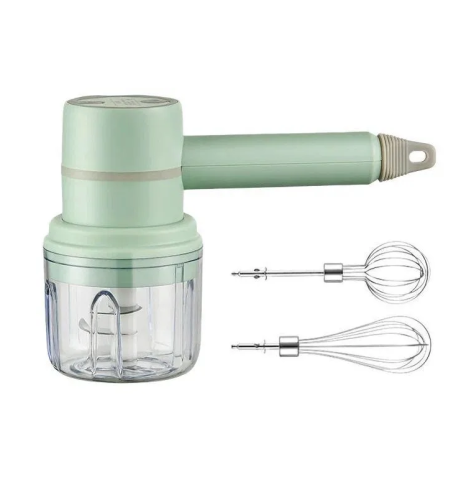 Беспроводной ручной миксер / Ручной миксер 3 в 1 / измельчитель овощей Хозяюшка фото 6