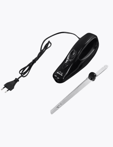 Электронож со съемным лезвием и защитой пальцев 300 Вт от сети 220 вольт фото 3