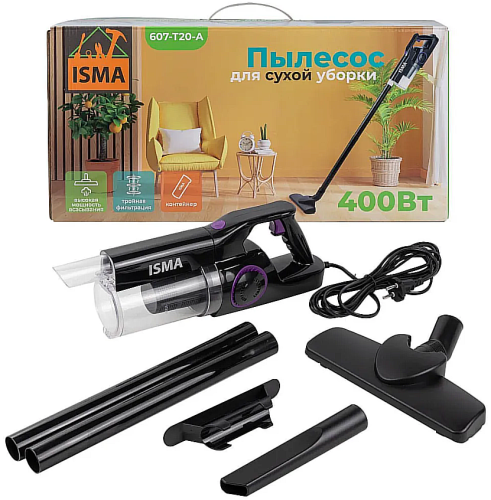 Пылесос вертикальный ручной для дома и авто фото 7