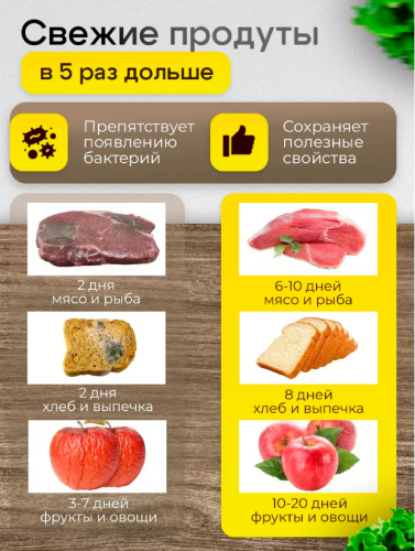 Вакууматор для продуктов с пакетами фото 2