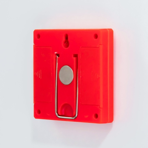 Ночник "Квадро 2" LED от батареек 4хАА красный 2х8,5х8,5 см фото 3