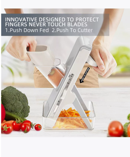 Овощерезка многофункциональная с контейнером фото 2