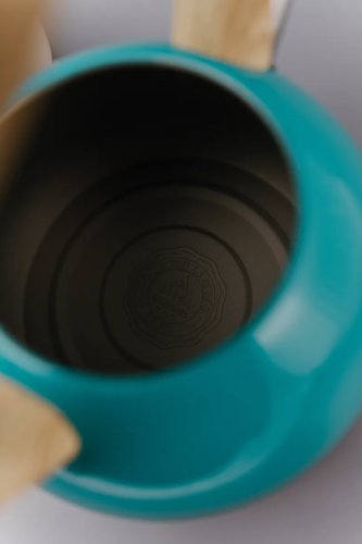 Чайник для плиты со свистком из нержавеющей стали 2,7 литра Изумрудный фото 7