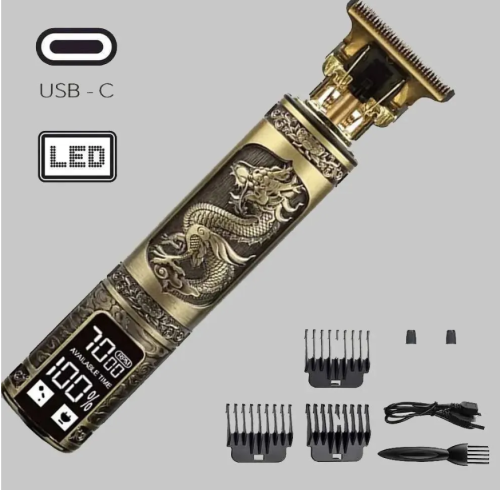 Мужской триммер для бороды и усов, машинка для стрижки волос