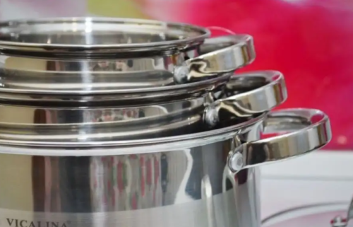 Набор кастрюль из нержавеющие стали с толстым дном 6 предметов фото 7